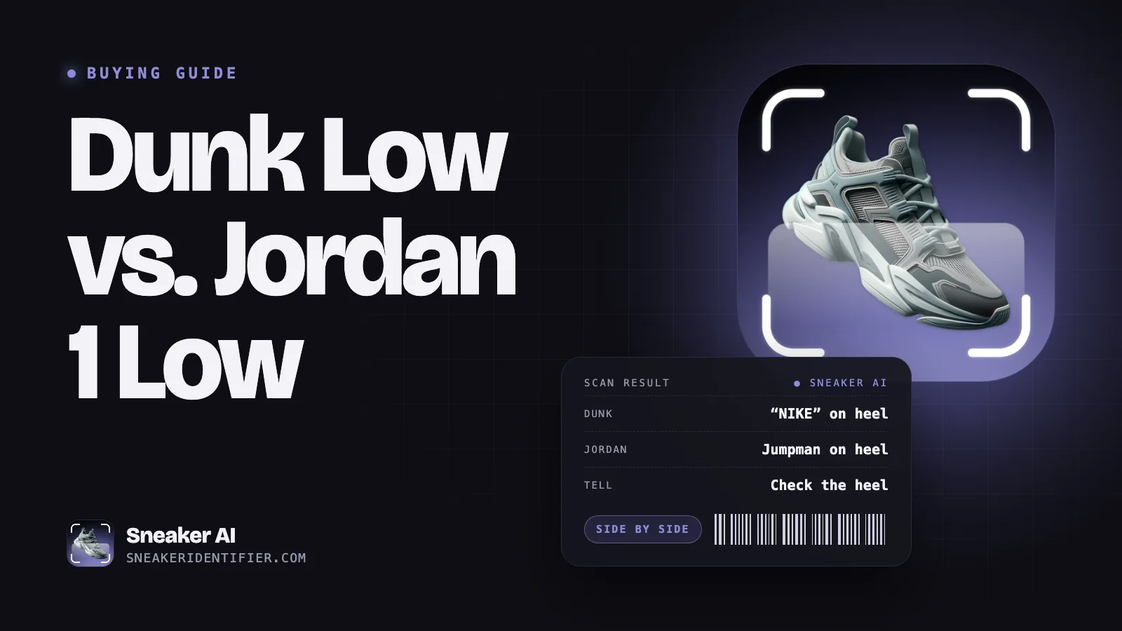 Nike Dunk Low vs. Jordan 1 Low: What's the Difference?