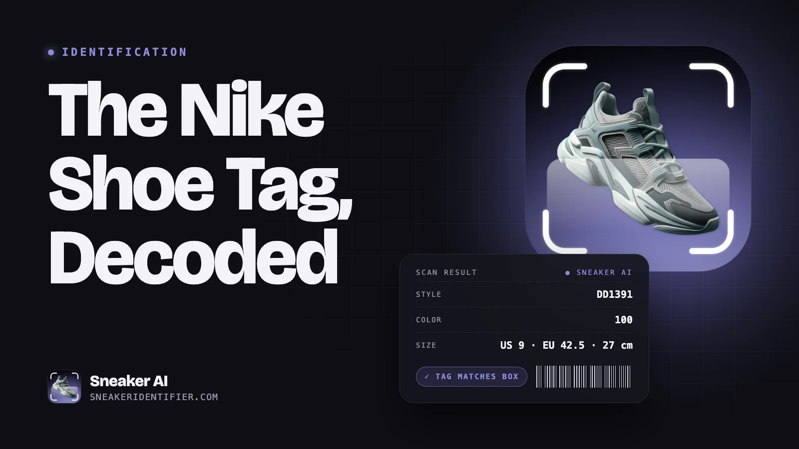 Nike Shoe Tag Explained: Style Code, Date Code, UPC & More